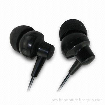 60mW Wired Earphones with 20Hz to 20kHz Frequency Range and 32Ω Impedance